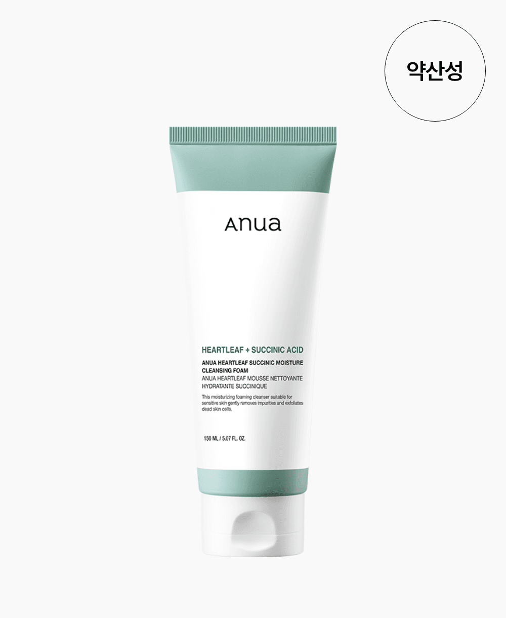 Anua Heartleaf Succinic Moisture Cleansing Foam — view 1