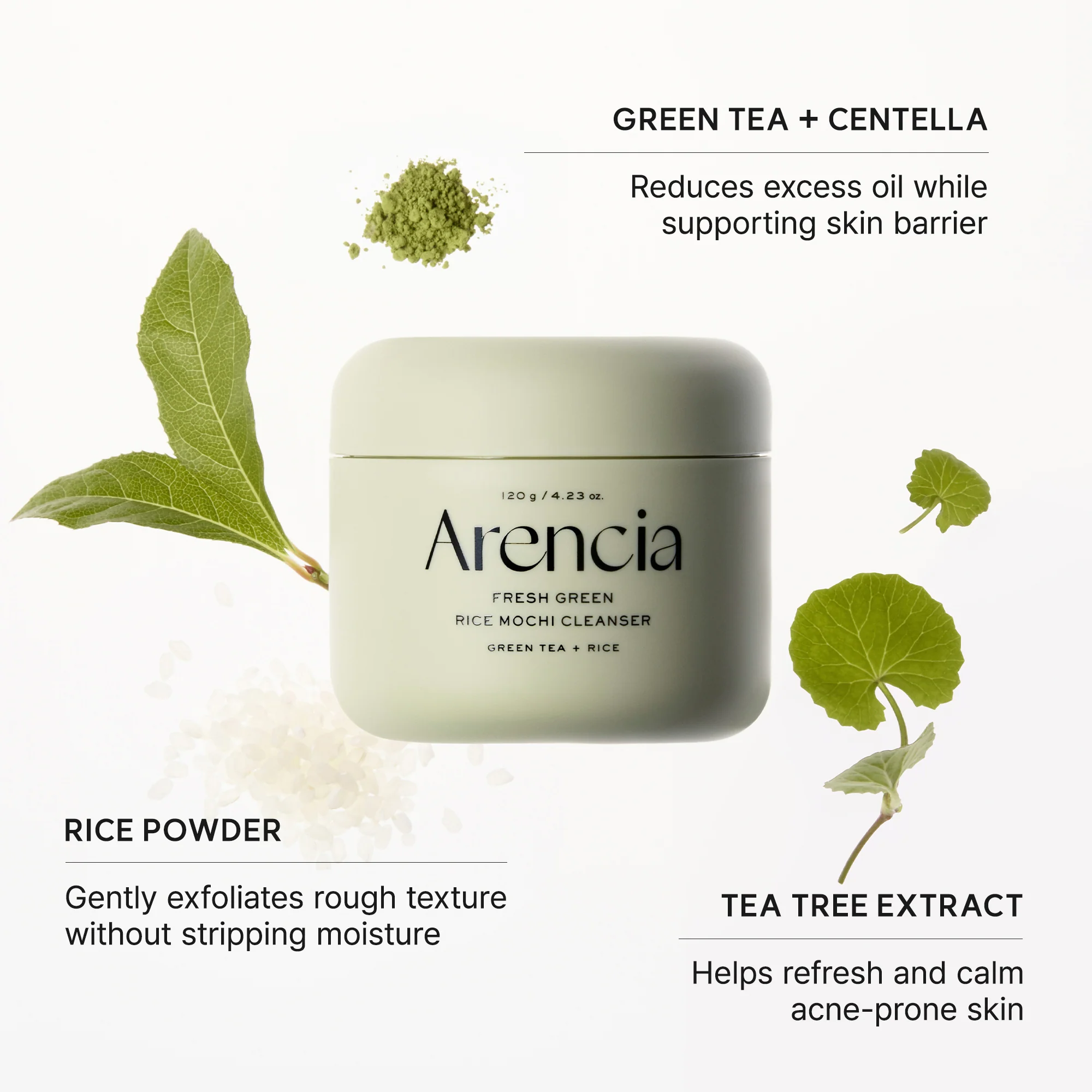 ARENCIA RICE MOCHI CLEANSER — view 4
