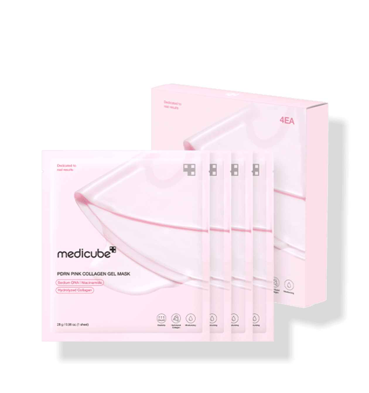 PDRN Pink Collagen Gel Mask (4 Sheets) — view 2