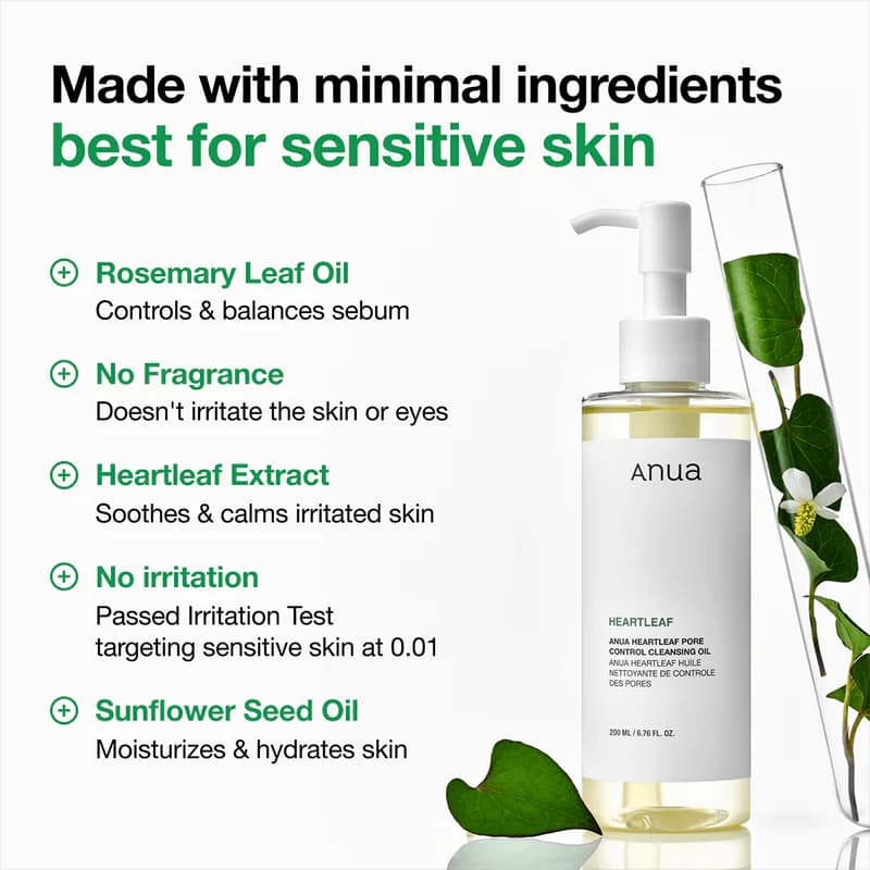 Anua Heartleaf Pore Control Cleansing Oil - 200 ml — view 5