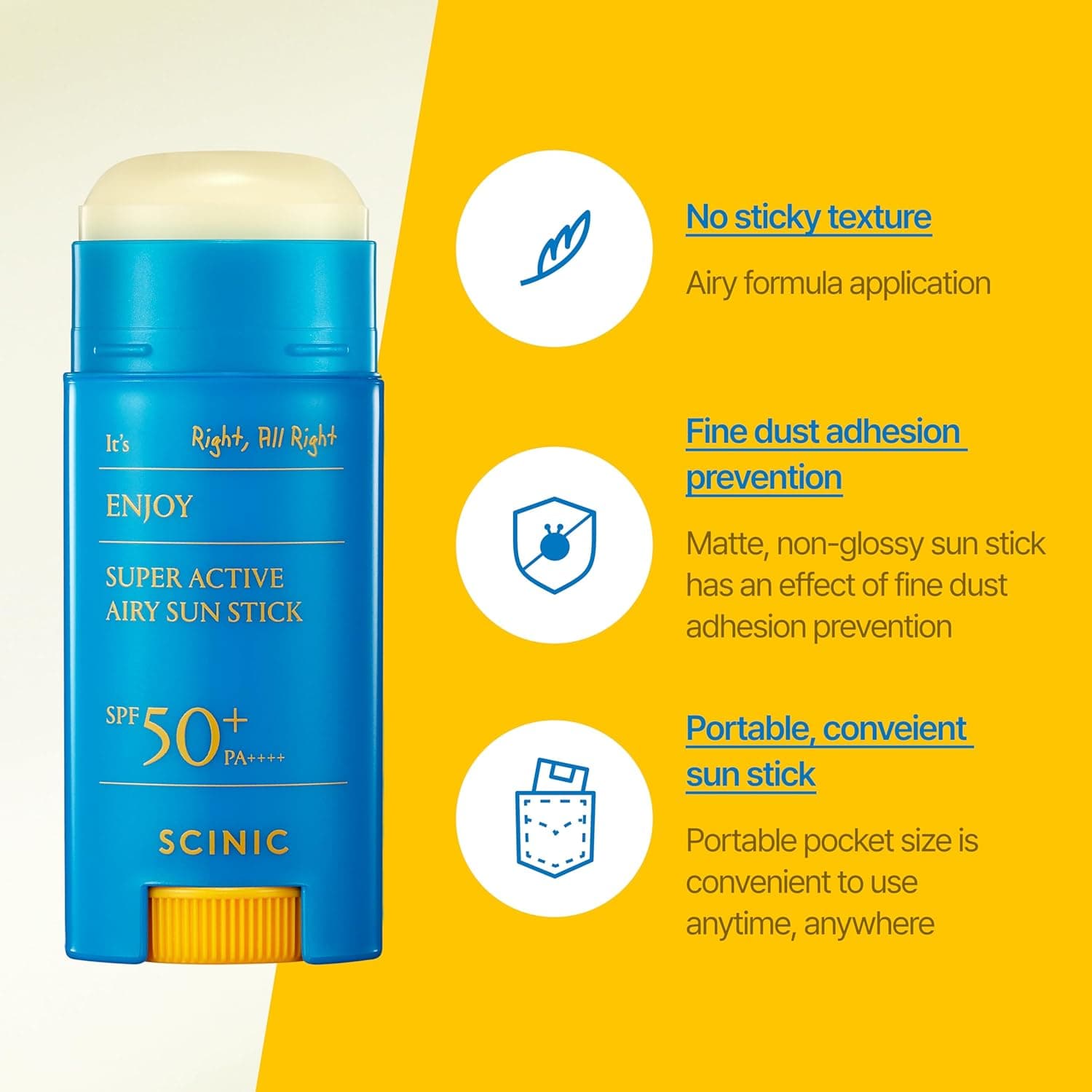 Scinic super active airy sunstick — view 2